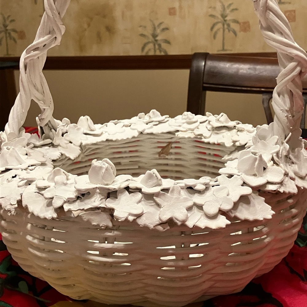 Handcrafted Woven detailed basket
